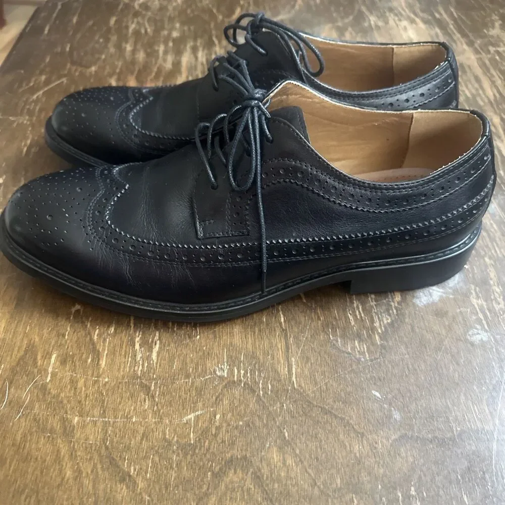 Aldo Shoes Men's Black Dress Size 9 US Size Excellent Condition